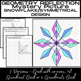 REFLECTION Mystery Picture-Snowflake/Symmetrical Design-Bu