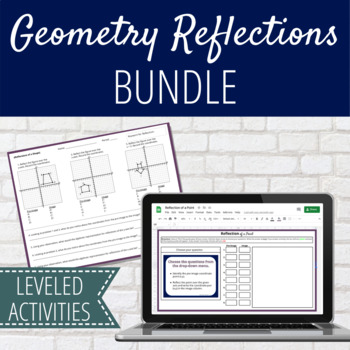 Preview of Geometry Reflections Activities for 8th grade