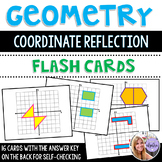 Geometry - Reflections On the Coordinate Plane Task Cards