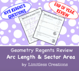 Geometry Regents Review: Arc Length & Sector Area