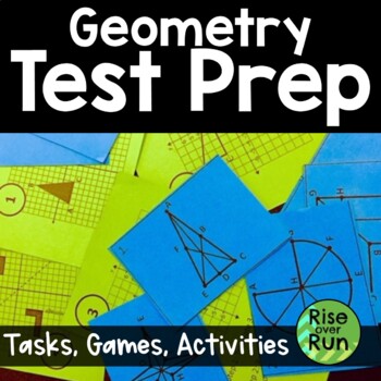 Preview of Geometry Review Activities for End of Year State Test