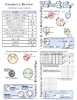 34 Geometry Circles Review Worksheet - support worksheet