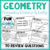 Geometry End of Year Review Missions Game