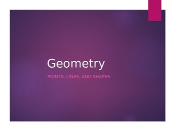 Preview of Geometry Review Power Point