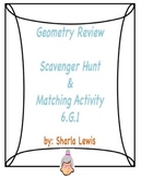 Geometry Review Scavenger Hunt/Matching Activity 6.G.1