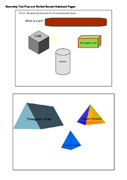 Preview of Geometry Review and Test Prep