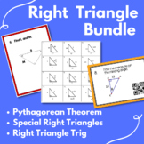 Geometry Right Triangle Bundle (includes Pythagorean Theor