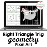 Geometry Right Triangle Trig Pixel Art