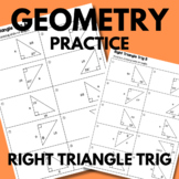 Geometry Right Triangle Trig Practice