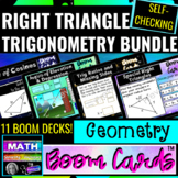 Geom Right Triangle Trigonometry Bundle using DIGITAL SELF