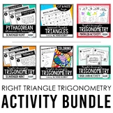 Geometry: Right Triangles & Trigonometry Activities Bundle