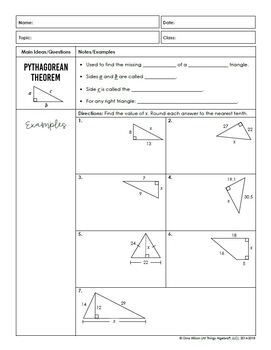 Right Triangles And Trigonometry Geometry Unit 7 Distance Learning
