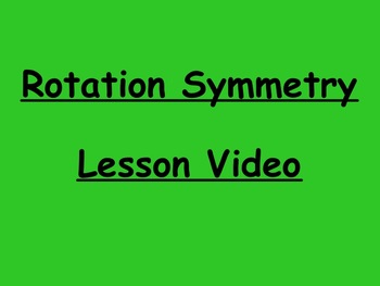 Preview of Geometry Rotation Symmetry Video