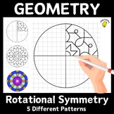 Geometry Rotational Symmetry Patterns Activity, Maths Art,