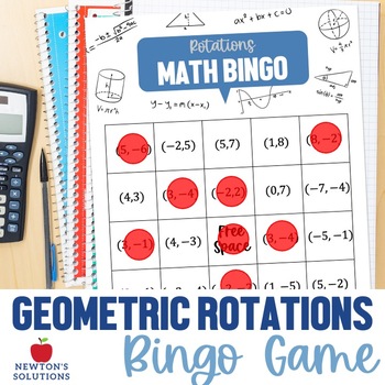 Preview of Geometry Rotations BINGO Game