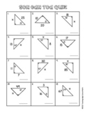 Geometry SOH CAH TOA Right Triangle Trigonometry Quiz