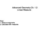 Geometry SS 1.2 - Linear Measure