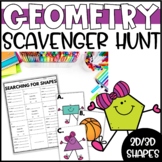 Geometry Scavenger Hunt Task Cards