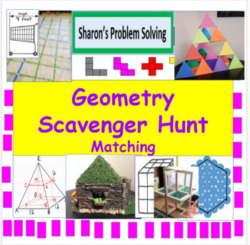 Preview of Geometry Scavenger Hunt Matching