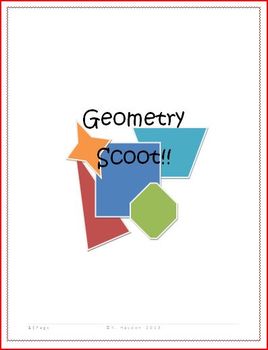 Preview of Geometry Scoot - Plane Figures