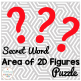 Geometry Secret Word Area Puzzle