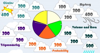 Preview of Geometry Semester 2 Review Game