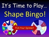 Geometry Shape Bingo (for Pre-K, K, and 1)