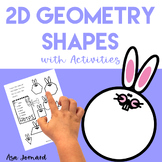 2D Shapes Worksheet with Activities | Spring  Easter