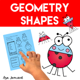 2D Shapes Activities | Numbers | Worksheets |Ladybug Theme