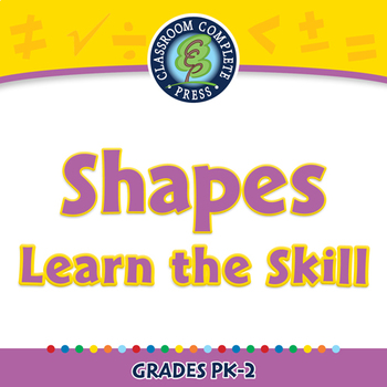 Preview of Geometry: Shapes - Learn the Skill - NOTEBOOK Gr. PK-2