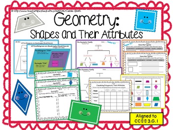 Preview of Geometry: Shapes and Their Attributes~ 3.G.1