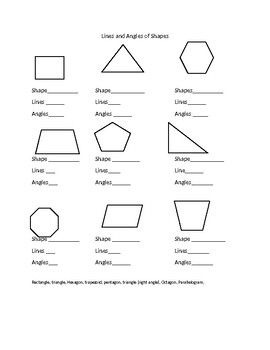 Geometry, Shapes and Lines