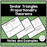 Geometry Similar Triangles Proportionality Theorems