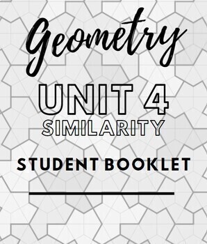 Preview of Geometry Similarity Unit Notes Template Link-via Canva (with Learning Targets)