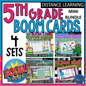 Preview of Geometry Skills Bundle | Boom Cards