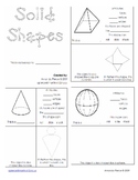 Geometry:  Solid Shapes/Figures Booklet