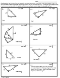 Geometry Special Right Triangles w/radicals (Challenging)w