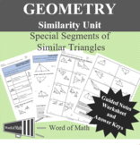 Geometry - Special Segments and Similar Triangles - Guided