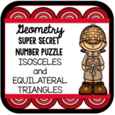 Geometry Isosceles and Equilateral Triangles Super Secret 