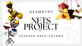 Geometry Surface Area + Volume Nets Project {2D to 3D}