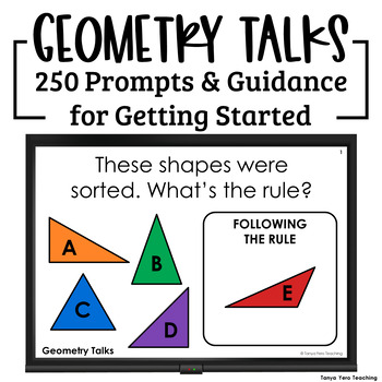 Preview of Geometry Talks Shapes Number Talks Spatial & Geometric Thinking Grades 3+