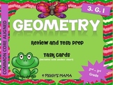 Geometry Task Cards (Math- 2nd - 3rd Grade)