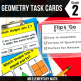 Geometry Task Cards 2nd Grade Math Centers