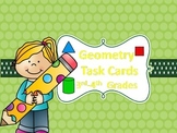 Geometry Task Cards {Angles, Lines, 2D, and 3D Shapes}3rd-