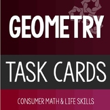 Geometry Task Cards High School Special Education
