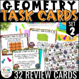 Geometry Task Cards & Game Math Review