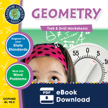 Preview of Geometry - Task & Drill Sheets Gr. PK-2 - Distance Learning