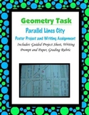 Geometry Task (Project): Parallel Lines City Project and W