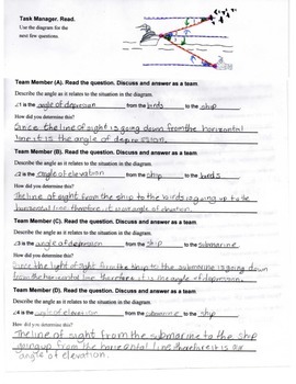 Geometry {Team Task} ~ Trigonometric Ratios and soh-cah-toa by RoxyGirl ...