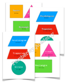 Geometry Template Shapes Formulas Manipulative